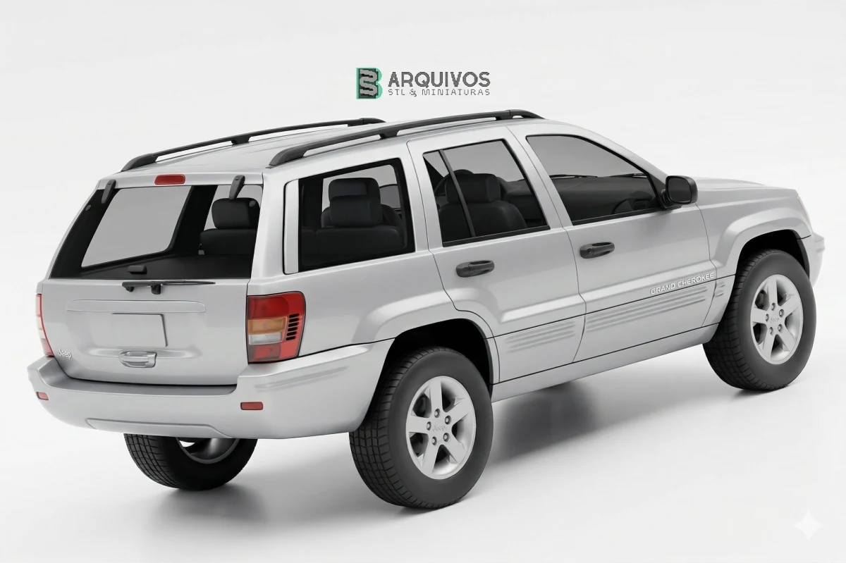 Modelo 3D STL - Jeep Grand Cherokee 1999 — foto 4